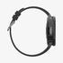 ACS06394 - Galaxy Watch 6 Classic (47mm) Case Liquid Air in matte black showing the front